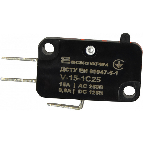 Конечный мини-выключатель Аско-Укрем V-15-1C25 (A0050040025) - фото №2