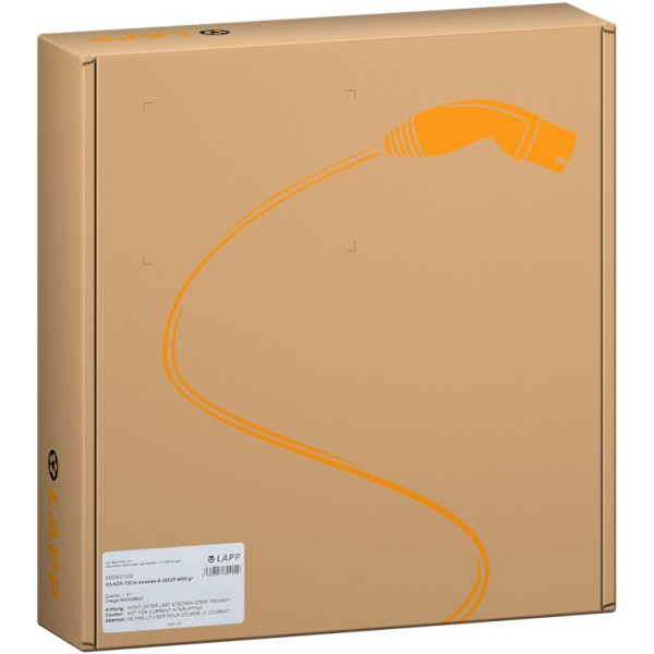 Зарядный кабель для электромобилей LAPP 3-фазный Type2-Type2 32А 5м (5555934003) - фото №6