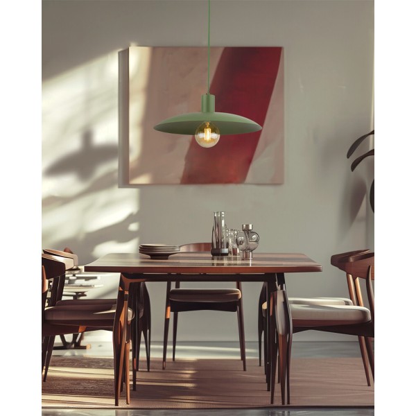 Подвесной светильник, люстра TK Lighting 10713 Astra E27 1x15W IP20 зеленый - фото №1