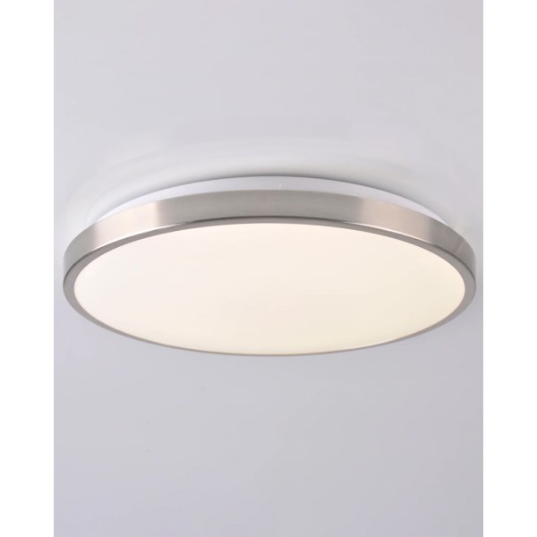 Потолочный светильник Goldlux 3314895 Kern Led 1x24W 4000K 2500Lm IP20 никелевый - фото №3