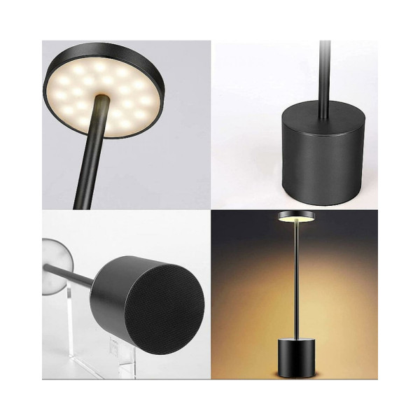 Настільна лампа з акумулятором Kloodi DECO TA-5V UNO CCT BK Led 1x5W 2700K-6500K IP20 - фото №2