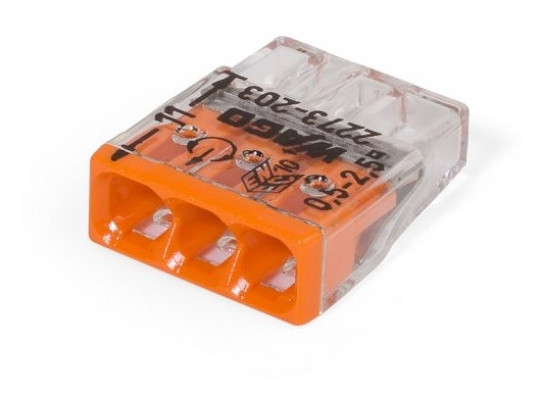 Клемма на 3 провода 2273-203 WAGO - фото №1