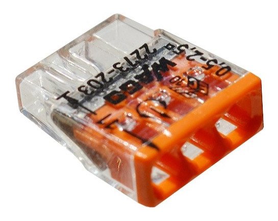 Клемма на 3 провода 2273-203 WAGO - фото №2