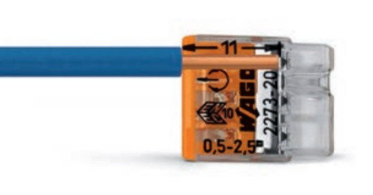 Клемма на 3 провода 2273-203 WAGO - фото №5