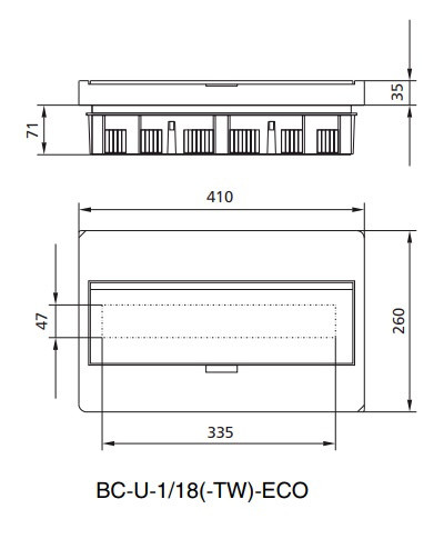Щит Eaton Moeller BC-U-1/18-ECO - фото №1