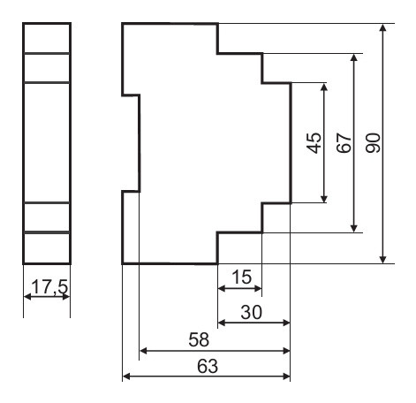 Допоміжне реле F&F PK-3P-230V 230В 3х8 А - фото №7