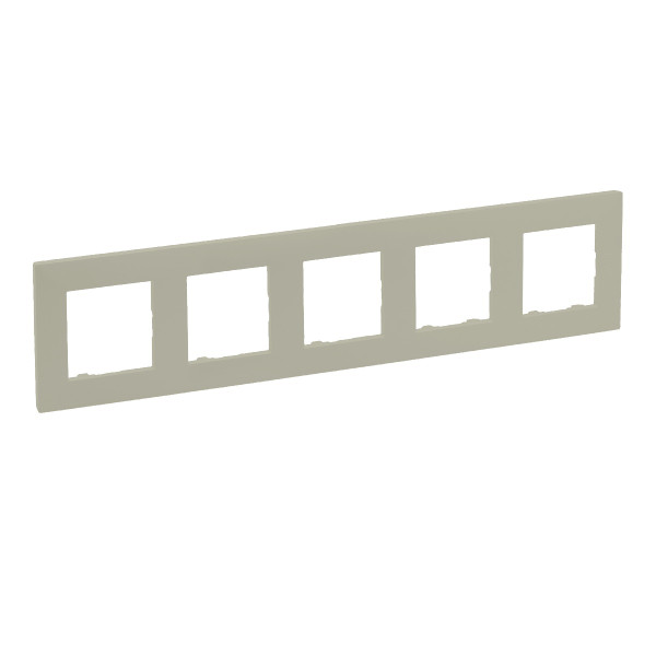 Рамка 5-постовая Legrand Niloe Step песчаный (864675)