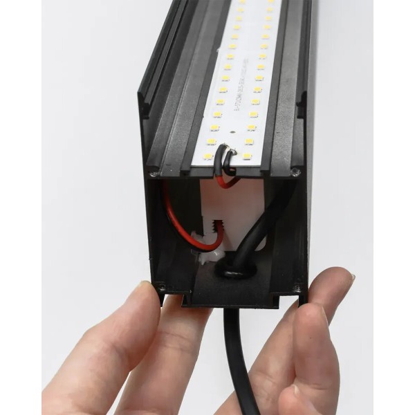 Лінійний LED світильник Oledim 7771100 6033B 1x22W 4000K 90Lm IP20 чорний - фото №2