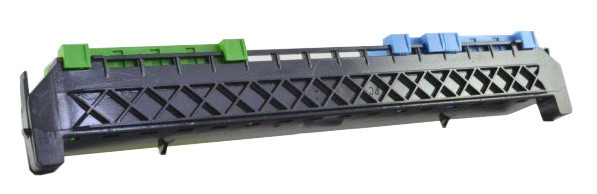 Шины (с держателем) РЕ и N Hager VZ462 для 2-рядных щитков Volta - фото №4