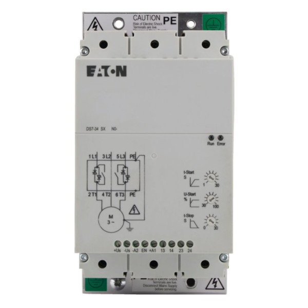 Пристрій плавного пуску Eaton DS7-340SX055N0-N (напруга керування 24В AC/DC) - фото №2