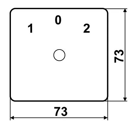 Пакетний перемикач Аско-Укрем ПКП Е9 2.823 A0110010003 (1-0 3 полюси) - фото №4