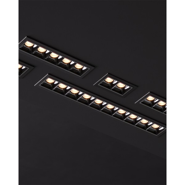 Точковий світильник Kloodi KD-POINT 3X2 6W 4K BK LED 540Lm IP20 чорний - фото №1
