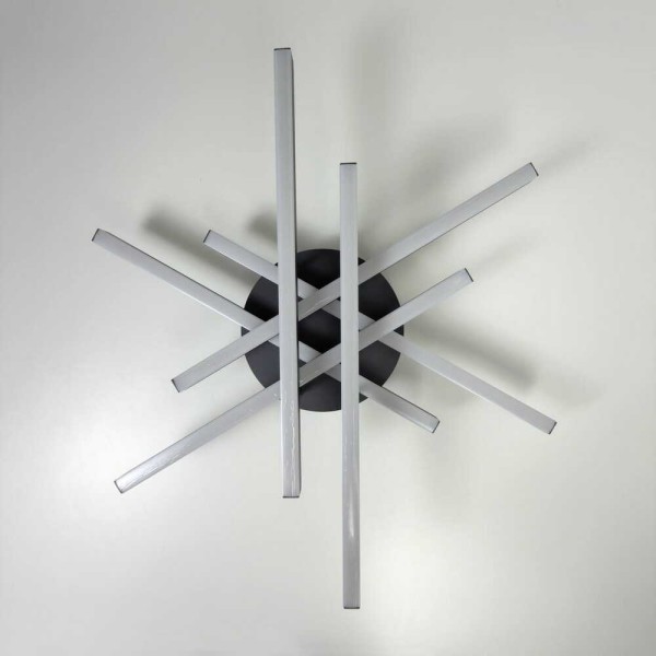 Светильник LED smart ARMANI​+пульт 90W 3000-5000K IP20 круг черный Violux ( 220935 ) - фото №1