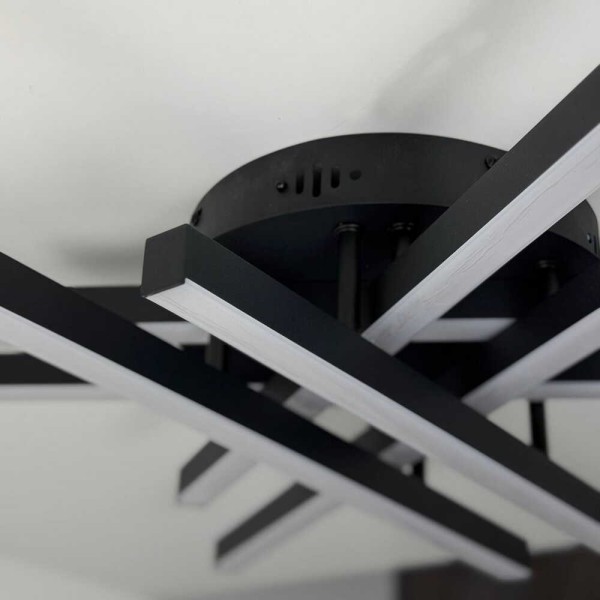 Светильник LED smart ARMANI​+пульт 90W 3000-5000K IP20 круг черный Violux ( 220935 ) - фото №4