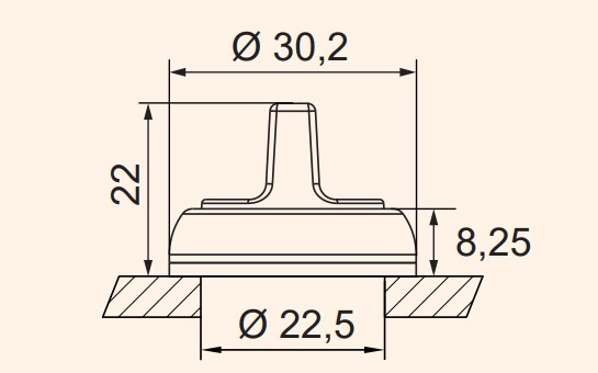 Двухпозиционный поворотный выключатель ETI 004771303 EGS2-N-Y с фиксацией 0-1 45° (желтый) - фото №1