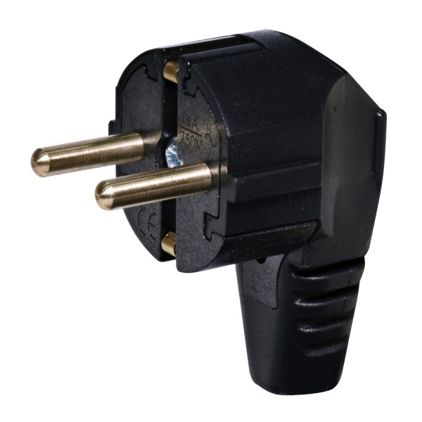 Вилка угловая ETI PKB-90 2Р+РЕ каучук IP20 черная (4481000)