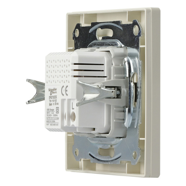 USB розетка Schneider Electric Asfora EPH2700223 (кремова) - фото №2