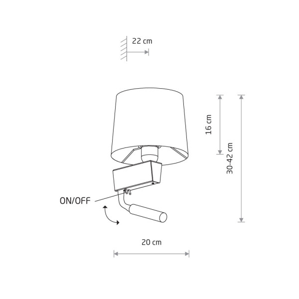Бра, настенный светильник Nowodvorski 8213 Chillin E27+G9 2x10W+10W IP20 черный - фото №3