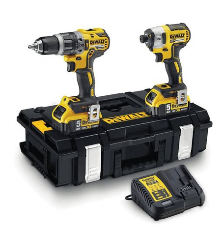 Набор из двух электроинструментов DeWALT DCK266P2 DCD796, DCF887 с ЗУ и 2 АКБ