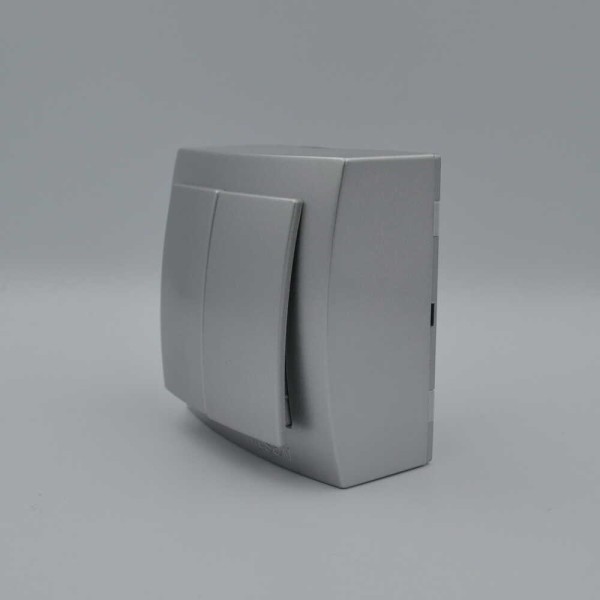 Выключатель Nilson Themis серебро 2кл ( 26131003 ) - фото №2