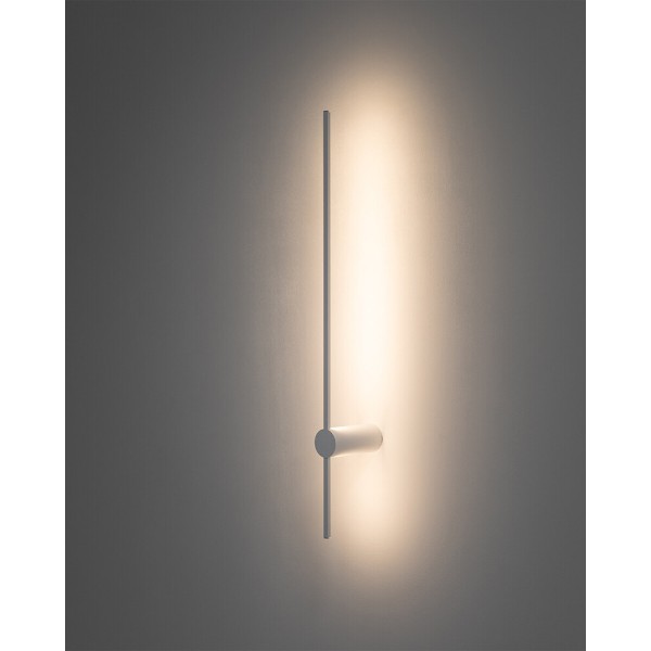 Бра, настінний світильник Nowodvorski 11591 Saber LED M 1x11W 3000K 460Lm IP20 білий - фото №1