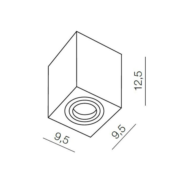 Точковий світильник Azzardo AZ0991 GM4106_alu ELOY - фото №2