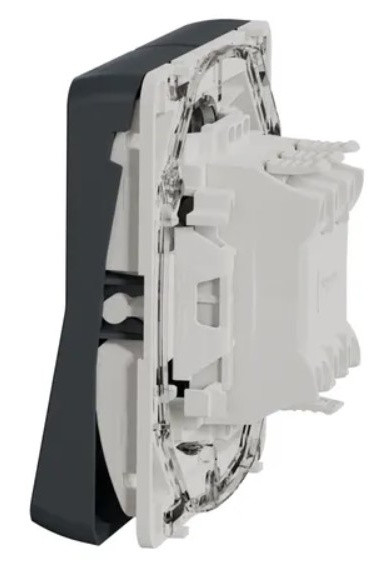 Двоклавішний кнопковий вимикач Schneider Electric MUR35326 IP55 (чорний) - фото №2