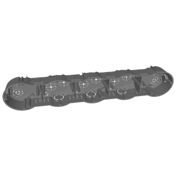 Установочная коробка пятикратная Kopos 354х70х45мм - фото №3