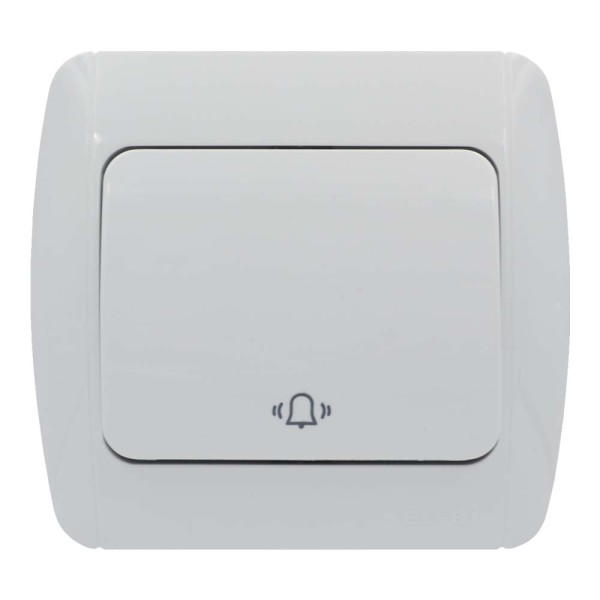 Выключатель ELBI ZIRVE Fixline белый кнопка ( 501-010201-207 )