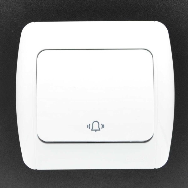 Выключатель ELBI ZIRVE Fixline белый кнопка ( 501-010201-207 ) - фото №4
