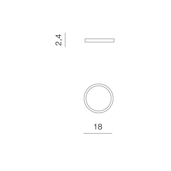 Потолочный светильник с датчиком движения Azzardo AZ5354 Panka LED 1x12W 2800K/4000K/6000K 1440Lm IP40 черный - фото №1