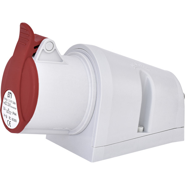 Настенный силовой разъем ETI 004482038 EZ-3243 IP44 (32A 400V 3P+PE)