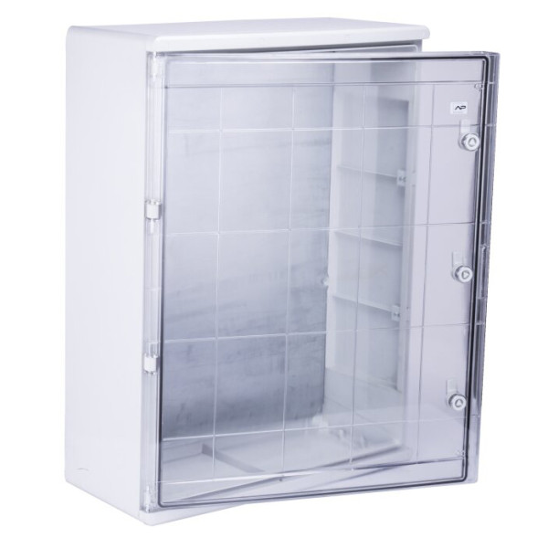 Ударопрочный шкаф ADAL PANO MD9030 600x800x260мм ABS с монтажной панелью и прозрачной дверцей IP65