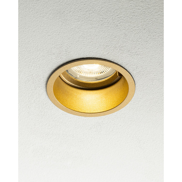 Точковий світильник Nowodvorski 10791 Cup GU10 1x10W IP20 золотий - фото №1