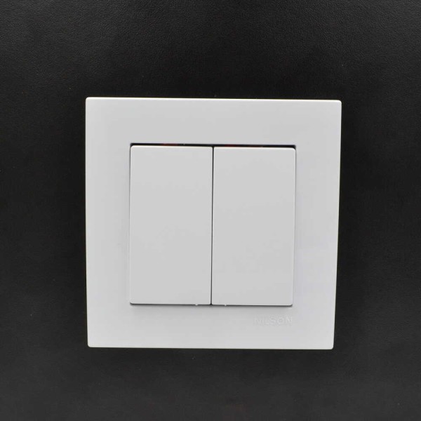 Вимикач Nilson Moda білий 2кл ( 21112003 ) - фото №3