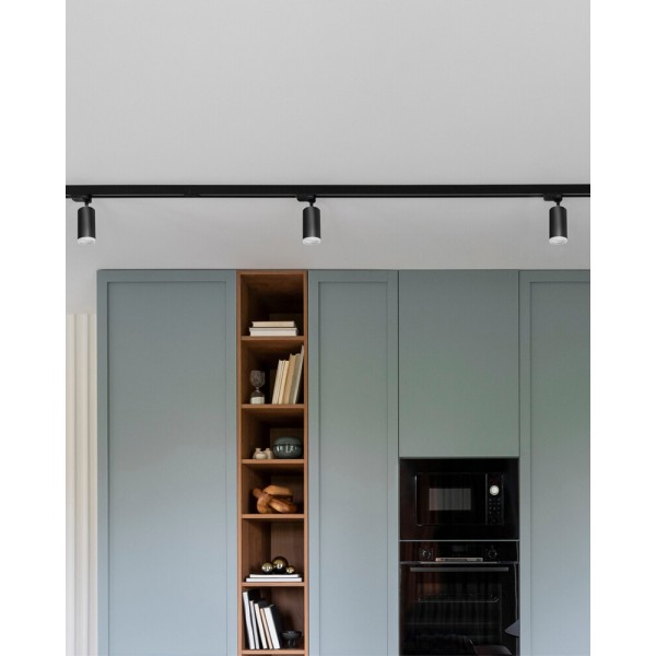 Комплект трековых светильников Goldlux 327659 London 1м GU10 3x10W IP20 1-фазный черный - фото №1