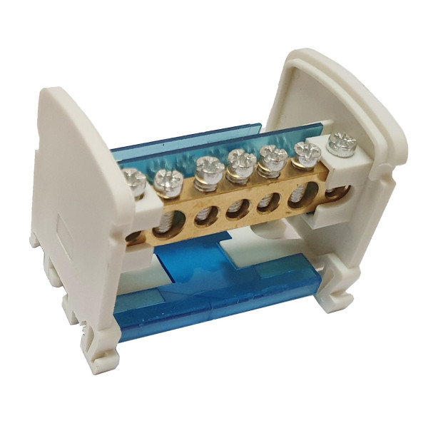 Распределительный клеммный блок Sez E.4073 2х7 160А/500V - фото №1