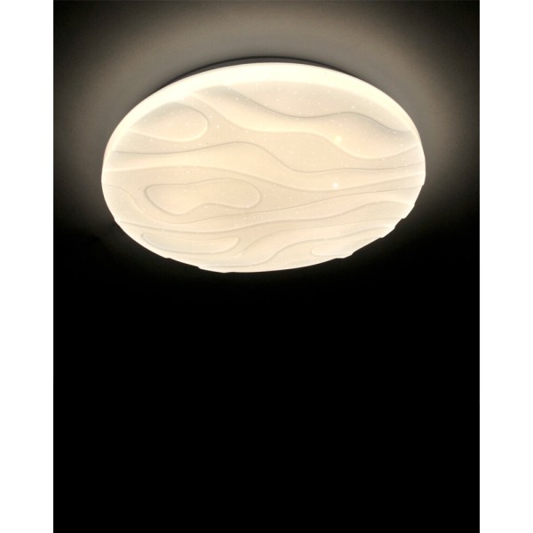 Потолочный светильник Goldlux 321916 Cloud LED 1x18W 4000K 1850Lm IP44 белый - фото №2