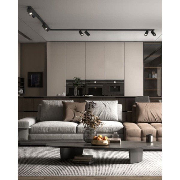 Светильник поворотный, спот Nowodvorski 7723 Mono Corner GU10 8x10W IP20 черный - фото №1