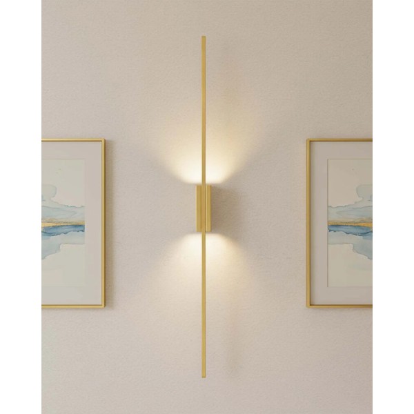 Бра, настенный светильник Goldlux 333957 Aisha LED 1x20W 4000K 2900Lm IP20 золотой - фото №2