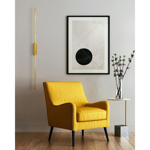 Бра, настенный светильник Goldlux 333957 Aisha LED 1x20W 4000K 2900Lm IP20 золотой - фото №4