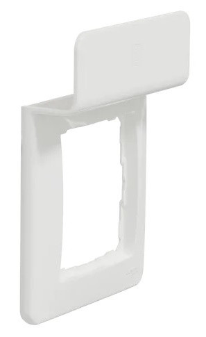 Рамка Schneider Electric Sedna Design с подставкой для мобильного белая SDD311809 - фото №1