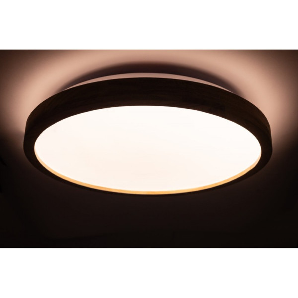 Матовий світильник Vestum WOOD 60Вт 375x60мм 3000К-6500К горіх - фото №4