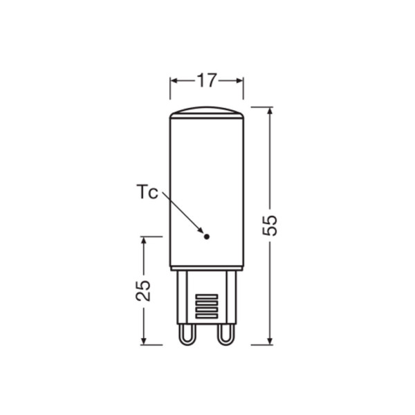 Світлодіодна лампочка Osram 4058075432482 LED PIN48 G9 1x4.5W 4000K 600Lm IP20 - фото №2