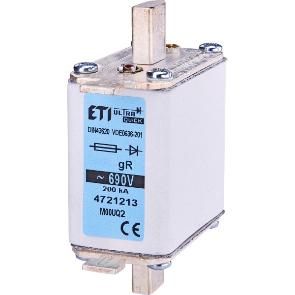 Запобіжник ETI 004721215 M000UQ2/125A/690V gR (200 kA)