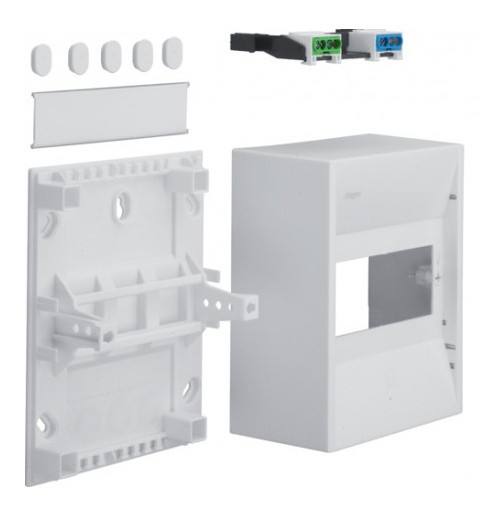 Міні-щиток накладний 30V GD106N на 6 модулів Hager - фото №1