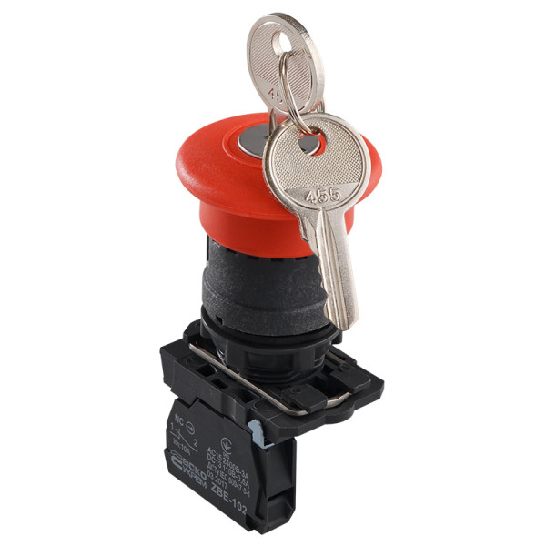 Кнопка Аско-Укрем TB5-AS142 з ключем (A0140010162)