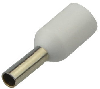 Наконечник Аско-Укрем НТ 0,75-06 изолированный белый 100шт (A0060010170)