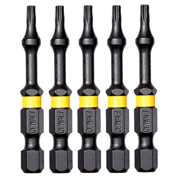 Ударные биты DeWALT Impact torsion Т10 50мм (5шт) - фото №1