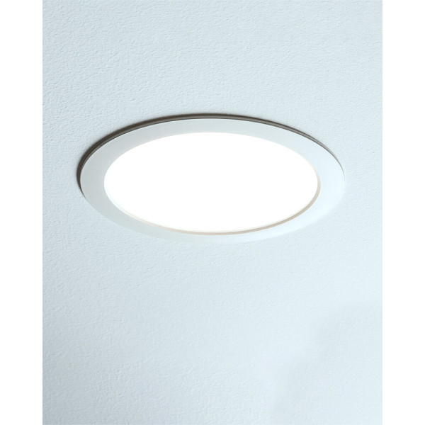 Точечный светильник Nowodvorski 10543 Mykonos LED 1x18W 4000K 1800Lm IP20 белый - фото №2